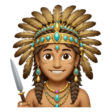 Bes from Egyptian Gods sticker