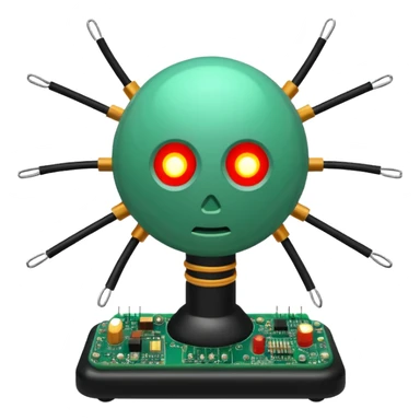 science, chemicals, electronics, electric wires, light bulb, LED, resistors, circuit board, ic, physics,  nuclear model sticker