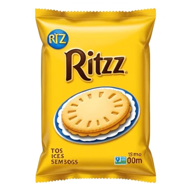 ritz cracker package sticker