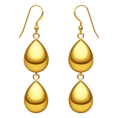 create a golden earrings emoji  the most attractive any one or all of them ill choose it should be fully golden sticker