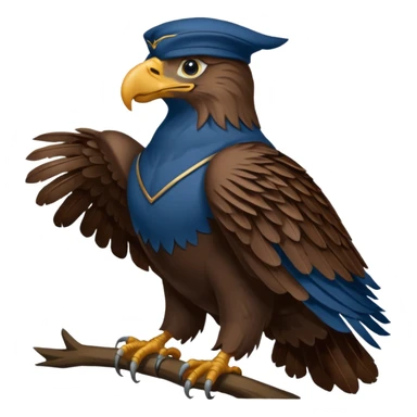 Hogwarts Ravenclaw brown Eagle sticker
