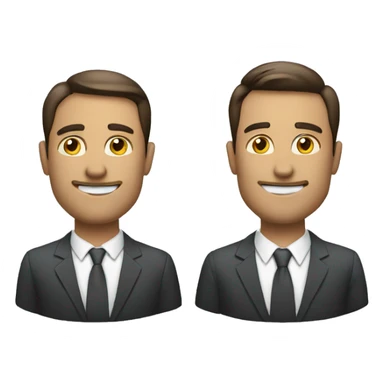 business man with another business man sticker