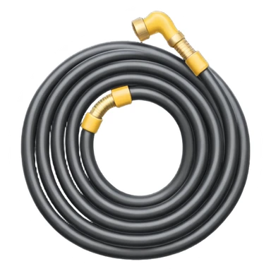 A Hose – coiled water hose sticker