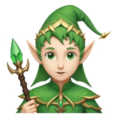 elves with staff sticker