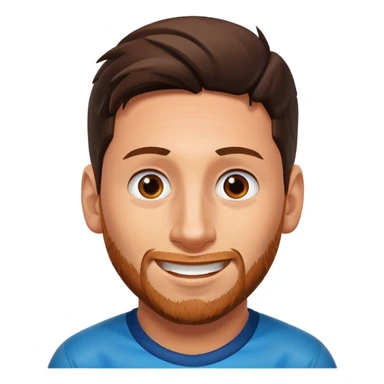 Messi face sticker