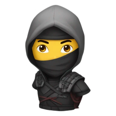 Ninja corazon flechado sticker