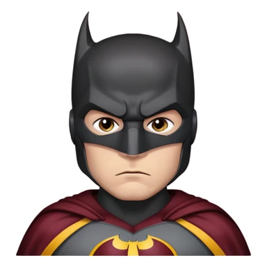 Batman with the redskins uniform sticker