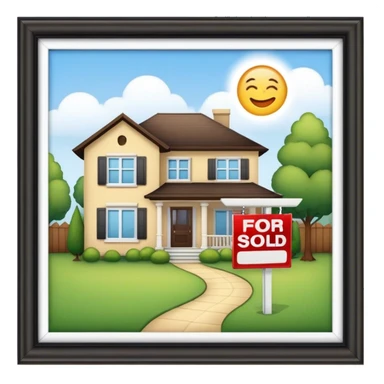 Just sold sign for house for realtor sticker