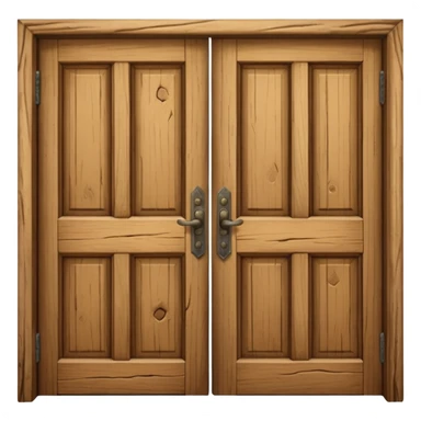 wide open door sticker