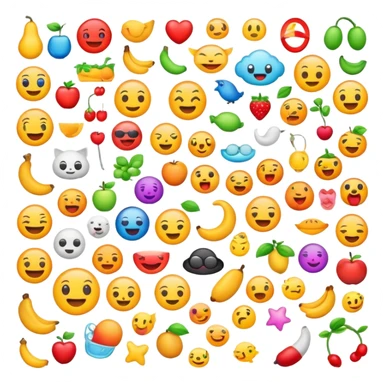 100 emoji but 60 sticker