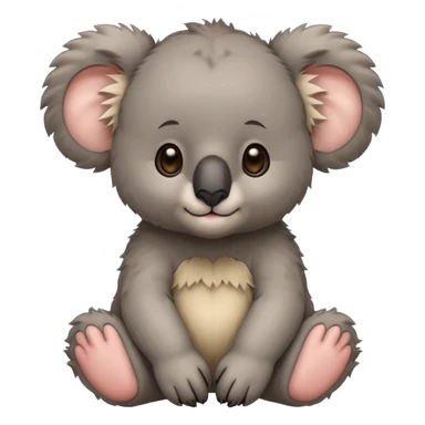 Half koala bear and half lion baby 🐨🦁 sticker