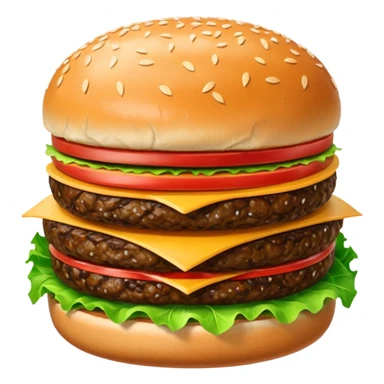 generate mea a hamburger sticker