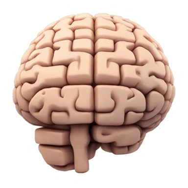 brain made of bricks sticker