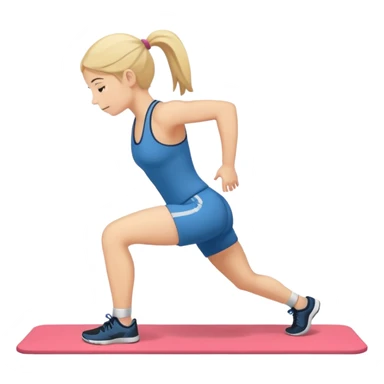 burpees exercise, energetic, simple sticker