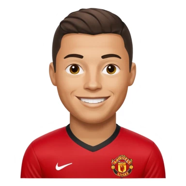 Ronaldo 2008 smiling  sticker