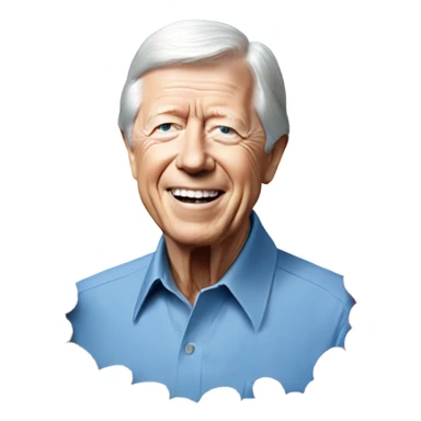 Jimmy carter in a pill of peanuts  sticker