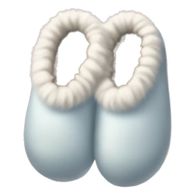 fluffy slippers sticker