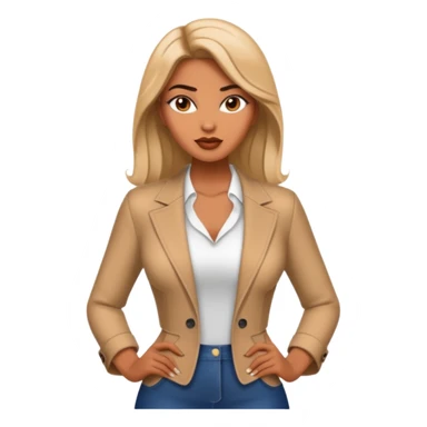 Modelo fashion estilo Mujer gigante sticker