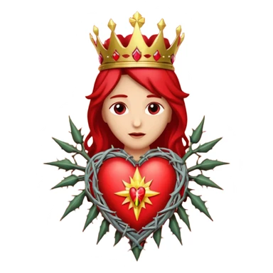 Catholic Sacred heart without jesus sticker