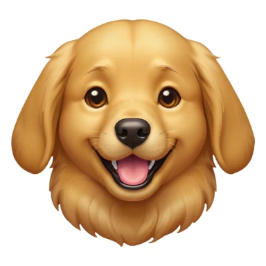 Cinematic Comical Golden Retriever Portrait Emoji, Head tilted dramatically with an exaggeratedly amused expression, featuring a vibrant golden coat with a lively sheen, wide, expressive brown eyes filled with playful disbelief, Simplified yet hilariously expressive features, highly detailed, glowing with a slightly sassy glow, high shine, dramatic yet playful, stylized with an air of cheeky mischief, bright and endearing, soft glowing outline, capturing the essence of a spirited and over-the-top companion, so meme-worthy it feels like it could side-eye its way into internet fame instantly! sticker