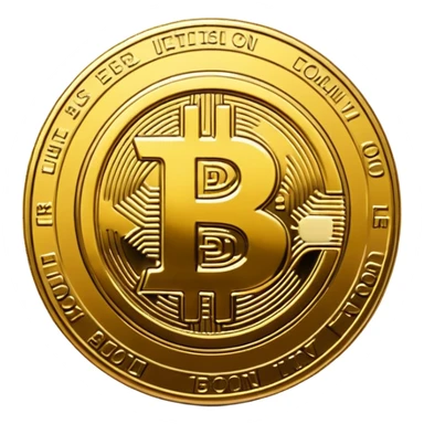 Bitcoin coin emoji sticker