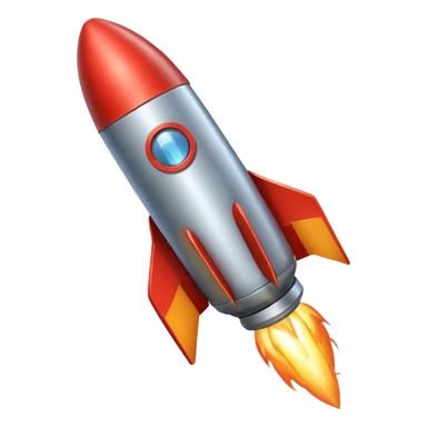 rocket booster sticker