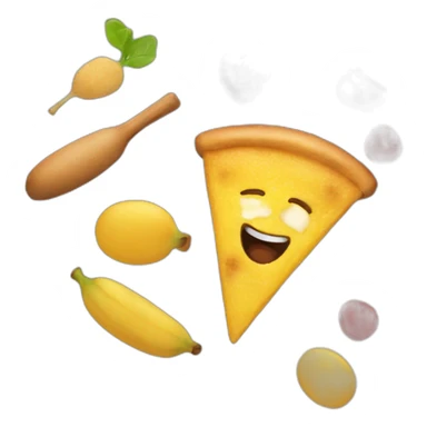 Emoji taste a food sticker