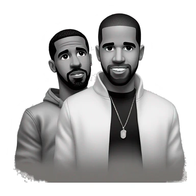 Drake and Diddy sticker