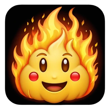 Emoji qui crache du feu en colère sticker