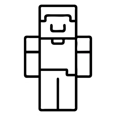 Minecraft character sticker