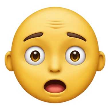worried emoji face sticker