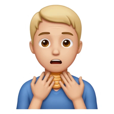 choking myself sticker