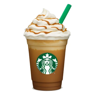 Caramel frappe Starbucks sticker