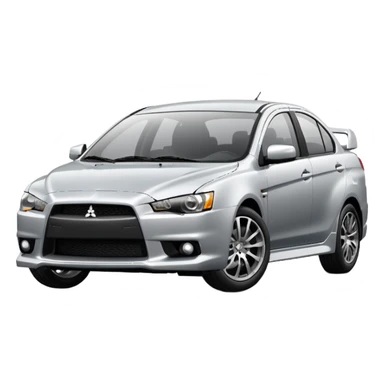 Mitsubishi lancer 10 sticker