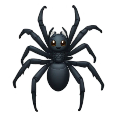 araña con piernas de humano sticker