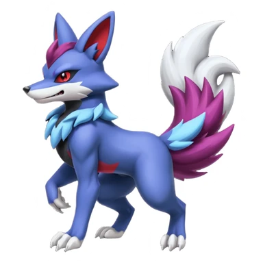 Lucario-Zoroark-fusion sticker