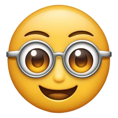 Haz un emoji con q este cansado q tenga ojeras, pero a este feliz así ☺️ pero que se le note  cara de cansancio sticker