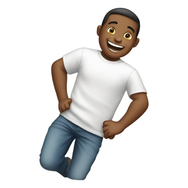happy boy in white shirt sticker