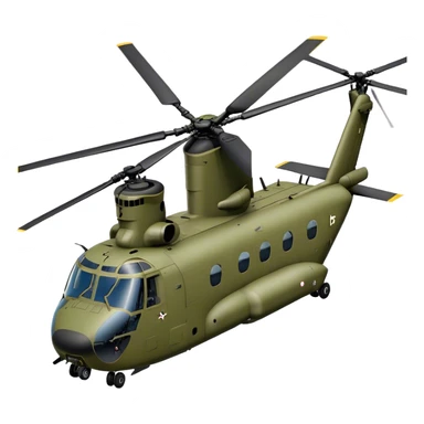 CH-47 Chinook Helicopter - boeing sticker