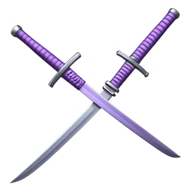 purple katana sticker