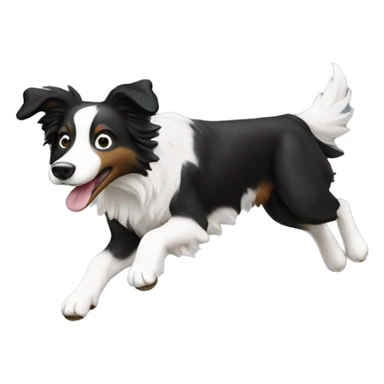 Anvil with border collie jumping over sticker