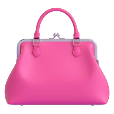 Pink goth purse sticker