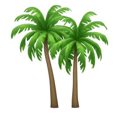 Palms carribiaen sticker