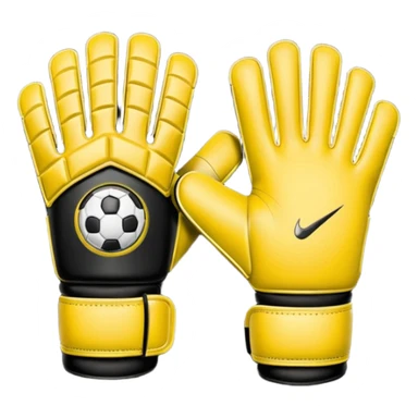 Football goalkeeper gloves sticker