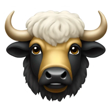 A black and gold Colorado buffalo sticker