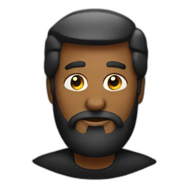 black-donald-trump-with-beard sticker
