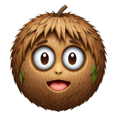 Coconut sticker