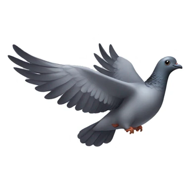 Flying pigeon sticker