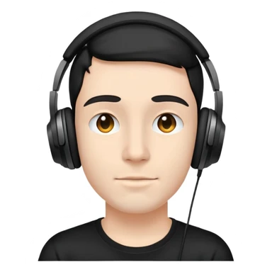 Quelqu’un qui écoute de la musique  sticker