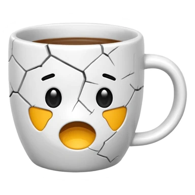 cracked mug sticker
